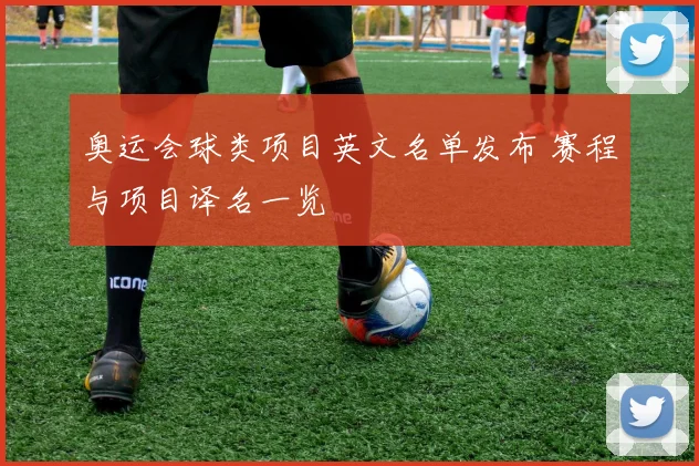 奥运会球类项目英文名单发布 赛程与项目译名一览